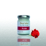 SenOdos เทียนหอม อโรม่า เทียนหอมสปา Rose Scented Soy Candle Aroma 45g. - กลิ่นกุหลาบ