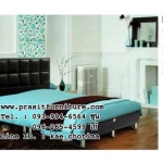 ฐานรองที่นอน, บล็อคที่นอน, เตียงหุ้มหนัง รุ่น ลอนดอน LONDON