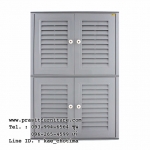 ตู้รองเท้าพลาสติก พีวีซี 2 ชั้น รุ่น D1