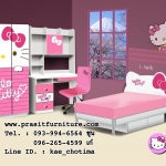 ชุดห้องนอนคิตตี้ ผิวเคลือบไฮกรอส