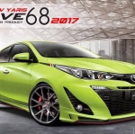 ชุดแต่ง Yaris 5 ประตู รุ่น Drive 68 ชุด 4 ชิ้น
