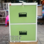 ตู้เอกสารแฟ้มแขวน 2 ลิ้นชัก มือจับฝัง รุ่น F-12