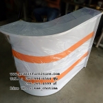 โต๊ะเคาเตอร์โค้ง 3 ลิ้นชักแนวตั้ง