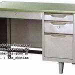 โต๊ะทำงานเหล็ก พร้อมกระจก ยี่ห้อ อิลิแกนซ์ ขนาด 3, 3.5, 4, 5 ฟุต ราคาเริ่มต้น