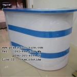 โต๊ะเคาน์เตอร์โค้ง 2 ลิ้นชักแนวนอน