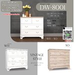 ตู้ลิ้นชัก สไตล์วินเทจ รุ่น DW-8001