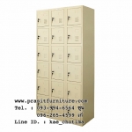 ตู้ล็อคเกอร์เหล็ก 18 ช่อง Zingular รุ่น ZLK-6118