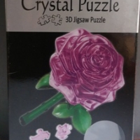 3D Puzzle Rose Purple