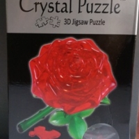 3D Puzzle Rose Red