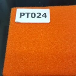 พรม อัดเรียบ สีส้ม PT024 หนา 4 มิล กว้าง 1.5 m.