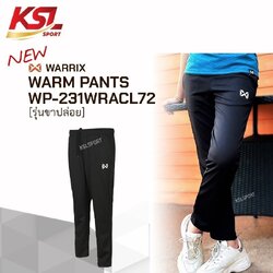 WARRIX กางเกงวอร์มวาริกซ์ขาปล่อย รหัส WP-231WRACL72
