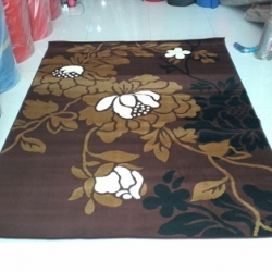 พรมทอลาย ดอกไม้