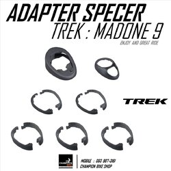 ชุดแปลงแหวนรองคอคาร์บอน สำหรับใส่แฮนด์ธรรมดาTREK MADONE 9 MADONE SL Non-Integrated Headset Adapter Spacer Kit