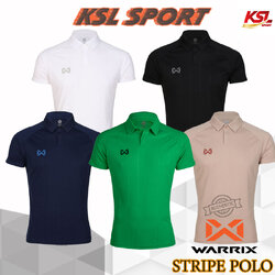 ใหม่!! WARRIX เสื้อโปโล รุ่น Stripe Polo (WA-213PLACL33)