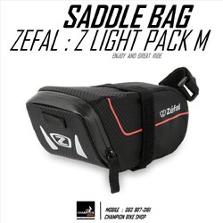 กระเป๋าใต้อาน ZEFAL : Z LIGHT PACK " M " SADDLE BAG