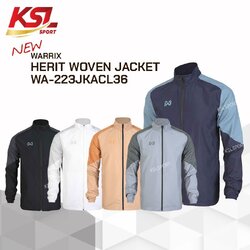 WARRIX Jacket เสื้อแจ็คเก็ตแขนยาว รุ่น Herit Woven (WA-223JKACL36) ของแท้ 100%