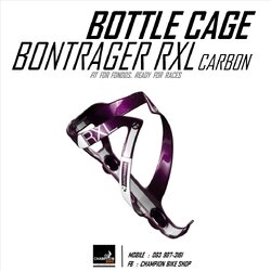 โครงขวดน้ำคาร์บอน BONTRAGER : RXL CARBON CAGE WATER BOTTLE สีม่วง
