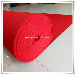 พรมอัด เรียบ หนา 4 มิล รุ่น PT011 สีแดง ดีสุด หน้ากว้าง 2 เมตร