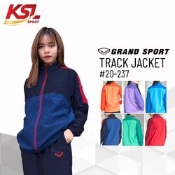 ใหม่ Grand sport เสื้อแทร็กสูท Tracksuit แกรนด์สปอร์ต 2024/2025 รหัส 20-237 (020237) สีกรมท่า/เขียว/แดง/ฟ้า/ม่วง