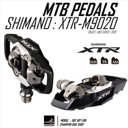 บันไดXTR SHIMANO : XTR PD-M9020 MTB SPD PEDALS