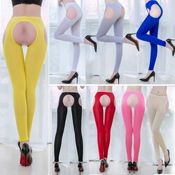 L116 กางเกงขายาวเปิดเป้าเว้าข้างเซ็กซี่ เลคกิ้งเปิดเป้าเว้าข้างมาในสไตล์อีโรติกเป็นงานผ้ายืดเนื้อบางนิ่ม ตรงขอบเอวเป็นยางยืดตามรูปถ่ายสินค้าจริงเลยค่ะ