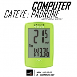 ไมล์วัดวามเร็วจักรยาน CATEYE : PADRONE WIRELESS BIKE COMPUTER
