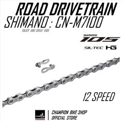 โซ่105 12SPEED SHIMANO 105 R7100 CN-M7100-116L 12SPEED ROAD BIKE CHAIN