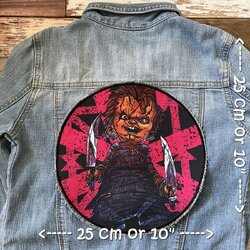 ผ้าแคนวาสพิมพ์ลาย ปักขอบ แต่งรุ่ย ตกแต่งเสื้อผ้า หมวก กระเป๋า แจ๊คเก็ตยีนส์ Printed Canvas Sew on Patch