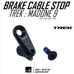 ฝาปิดตัวพักสายเบรคหลัง TREK MADONE 9 MADONE SL : BRAKE CABLE STOP (for Frame size 50-52cm)