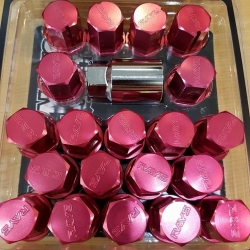 น็อตอลูมิเนียม 35MM สีแดง มีทั้งเกลียว 1.5 และ.125