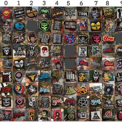 ตัวรีดติดเสื้อ วงดนตรี ร็อค เฮฟวี่เมทัล พังค์ Jacket Rock Patch (บอกลายที่เลือกทางแขท)