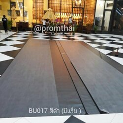พรมดำ รุ่น BU017 สี ดำ หน้ากว้าง 2 เมตร ตัดยาวเมตรละ 156 บาท