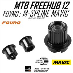โม่ 12 SPEED MICRO SPLINE สำหรับล้อ MAVIC FORNO : 12 SPEED MICRO-SPLINE FREE HUB FOR MAVIC CONVERSION KIT