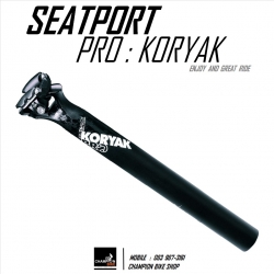 หลักอานตรง PRO : KORYAK SEATPOST 31.6 / OFFSET 0mm.