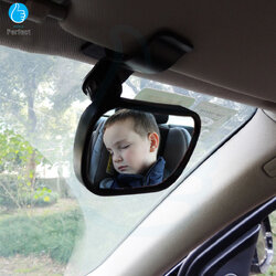 กระจกมองหลังดูลูก กระจกมองเด็กในรถ Baby view mirror 2 in 1 รุ่น BY-616