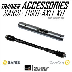ชุดแปลงแกนปลดล้อTHRU-AXLE 142x12 148x12 สำหรับเทรนเนอร์ CYCLEOPS / SARIS : TRAINER THRU-AXLE ADAPTER KIT