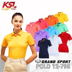 ใหม่!! GRAND SPORT เสื้อโปโลแกรนด์สปอร์ตหญิง รุ่น 12-795
