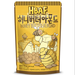 (ห่อใหญ่) Tom's Farm Honey Butter Almond #Honey Butter Almond อัลมอนด์เกาหลี ทอมส์ ฮันนี่ บัตเตอร์ ขนมถั่วอัลมอนด์ อัลมอนด์อบสไตล์เกาหลี Toms HBAF รสอัลมอนด์อบรสเนยน้ำผึ้ง 190g