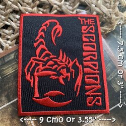Scorpions วงดนตรี ร็อค เฮฟวี่เมทัล พังค์ ตัวรีดแบบปัก อาร์มปัก ตัวรีดติดเสื้อ ตัวรีด ติดกระเป๋า ติดหมวก ติดแจ๊คเก็ต Rock Iron on Embroidered Patch