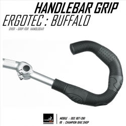 ปลอกแฮนด์ปีกผีเสื้อ ERGOTEC : HANDLEBAR LONG GRIP