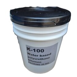 วัสดุกันซึมโพลียูรีเทน ใช้ทากันซึมพื้นคอนกรีตก่อนการปูกระเบื้องหรือเทคอนกรีตทับ K100 Water Based