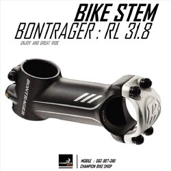 คอแฮนด์จักรยาน 7องศา BONTRAGER : RL STEM / 31.8 / 7 Deg. / ยาว 90mm