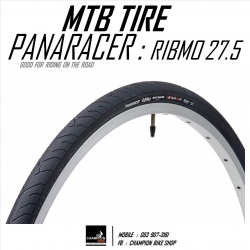 ยางเสือภูเขาทางเรียบ PANARACER : RIBMO PT 27.5 x 1.5 MTB TIRE