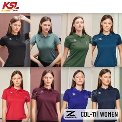 ใหม!! เสื้อโปโลคอปกผู้หญิง สีล้วน CADENZA (คาเดนซ่า) รุ่น CDL-11Y WOMEN สีชุดที่ 2