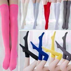 L115 ถุงน่องผ้าเซ็กซี่ ถุงน่องขอบเรียบยาวต้นขามาในแบบงานผ้ายืดเนื้อบางนิ่ม หากชอบงานผ้ายืดเนื้อบางนิ่มรหัสนี้เป็นอีกรหัสที่ควรมีในคอลเล็คชั่นค่ะ ***เฉพาะถุงน่องไม่มีจีสตริง