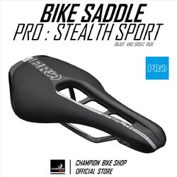 เบาะเสือหมอบ PRO : STEALTH SPORT ROAD BIKE SADDLE