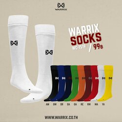 WARRIX ถุงเท้าฟุตบอล warrix รุ่น WC-1519 นุ่มเท้า ใส่สบาย คุณภาพดี