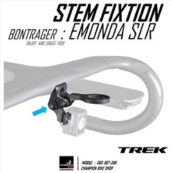 หูยึดขาจับไมล์+ไฟหน้า BONTRAGER : EMONDA SLR BLENDR DUO BASE (สำหรับแฮนด์อินดิเกรต TREK EMONDA SLR)