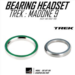 ชุดตลับลูกปืนคอ TREK MADONE 9 / MADONE SL (GEN 5) UPPER-LOWER HEADSET BEARING