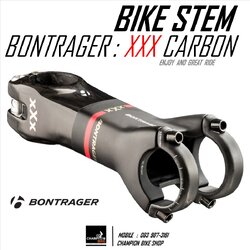 คอแฮนด์จักรยาน BONTRAGER : XXX CARBON BIKE STEM / 31.8 / ยาว 60mm. / 7°